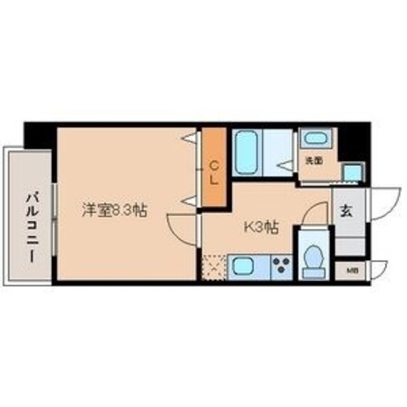 栄生駅 徒歩2分 2階の物件間取画像